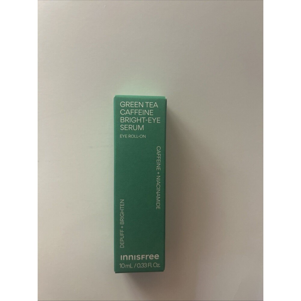 Innisfree Green Tea Caffeine Bright Eye Serum Roll On .33oz/10ml Exp 12/27 - NIB